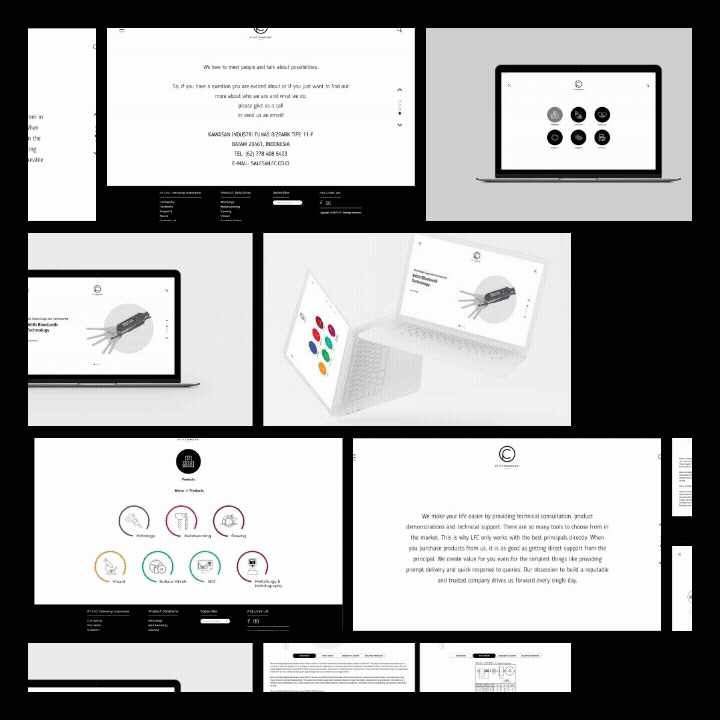 Website LFC Website LFC Teknologi - Showreels Portfolio